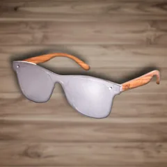 Gafas de madera "Frosted Elegance" — vista 4