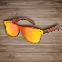 Gafas de madera "Sunset Vibes" — vista 4