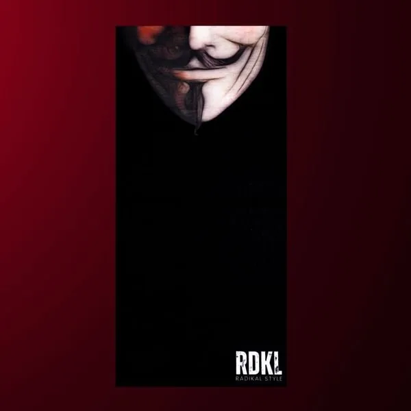 Fotografía real de Máscara "V de Vendetta"
