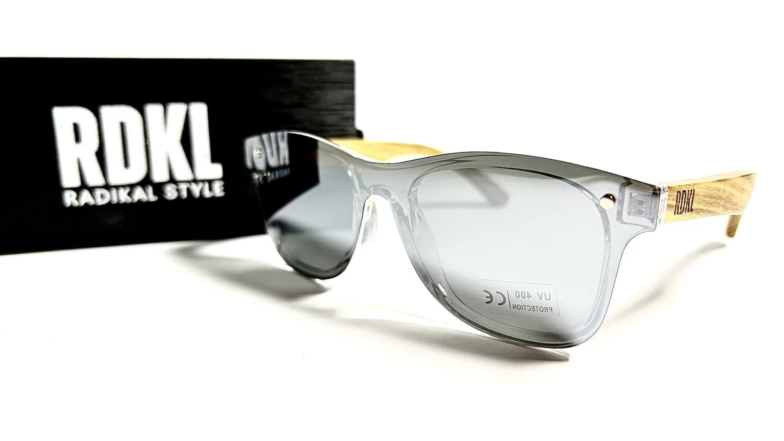 Gafas de madera "Frosted Elegance" — vista 2