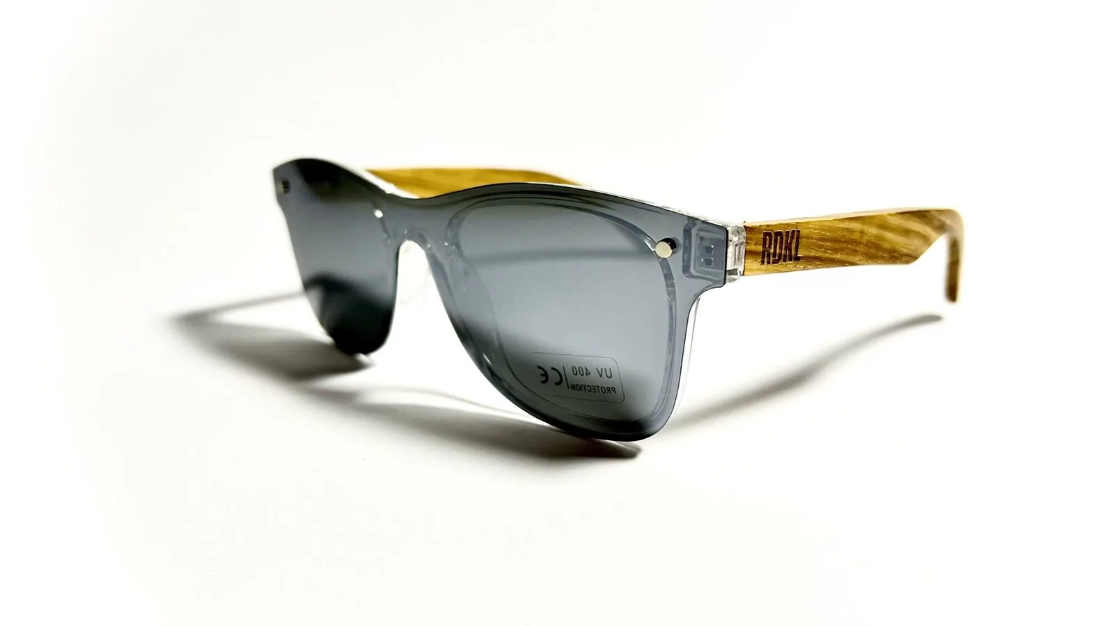 Gafas de madera "Frosted Elegance" — vista 4