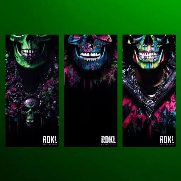 Máscara "Urban Fury" · Diseño IA — vista 2
